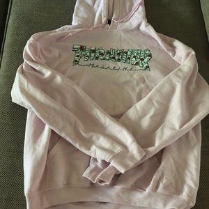 Pink thrasher x Roses sweatshirt size L